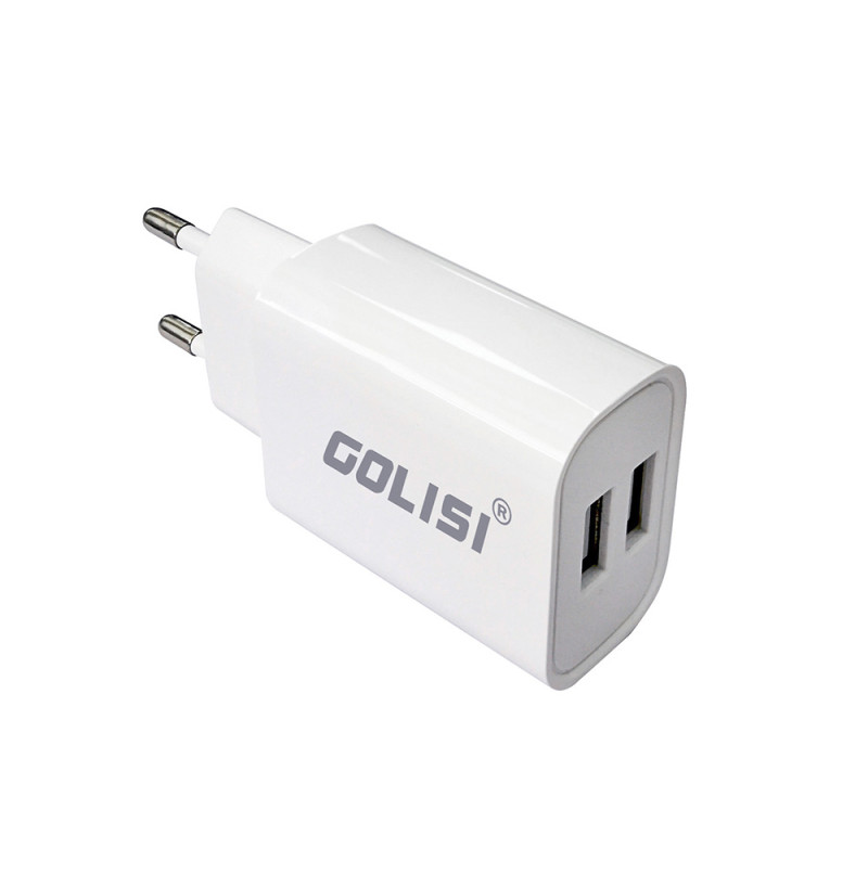 Адаптер с 2 USB портами Golisi 2.4A